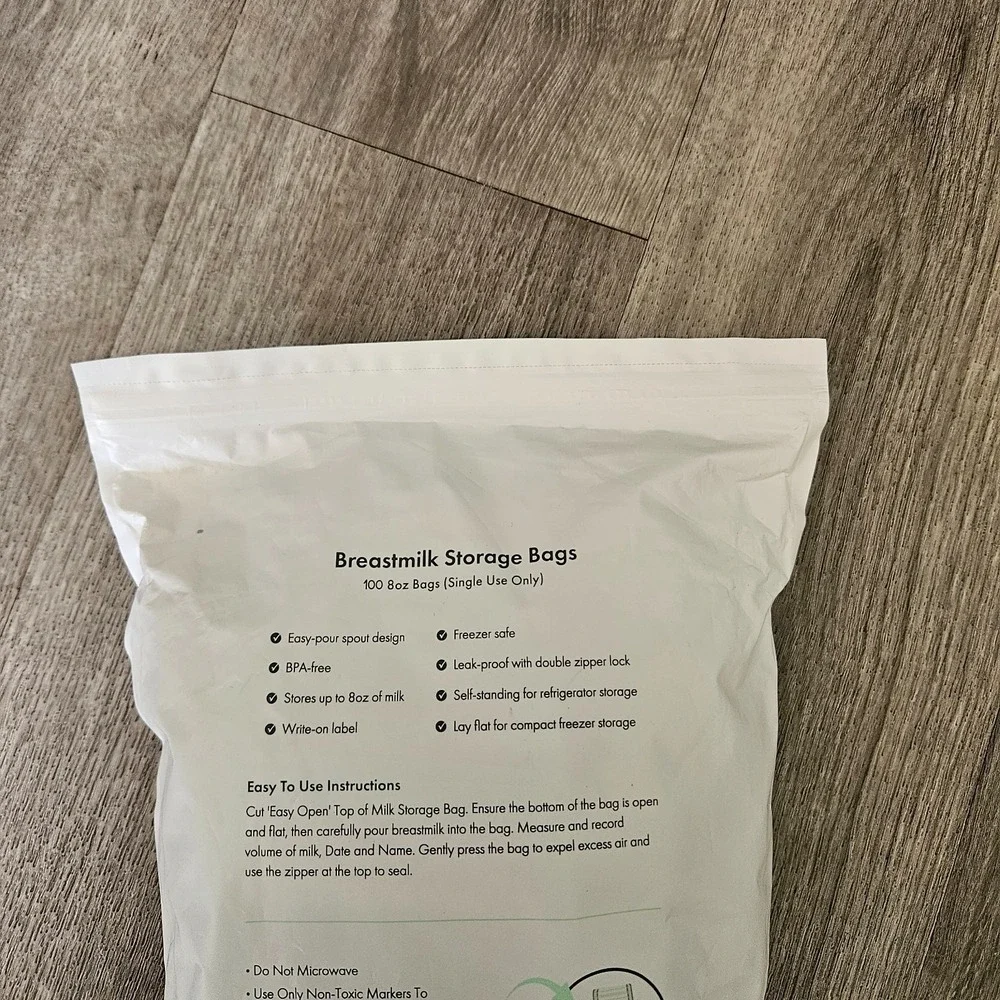 Motif Medical Breastmilk Storage Bags 100 bags of 8oz -‎ New